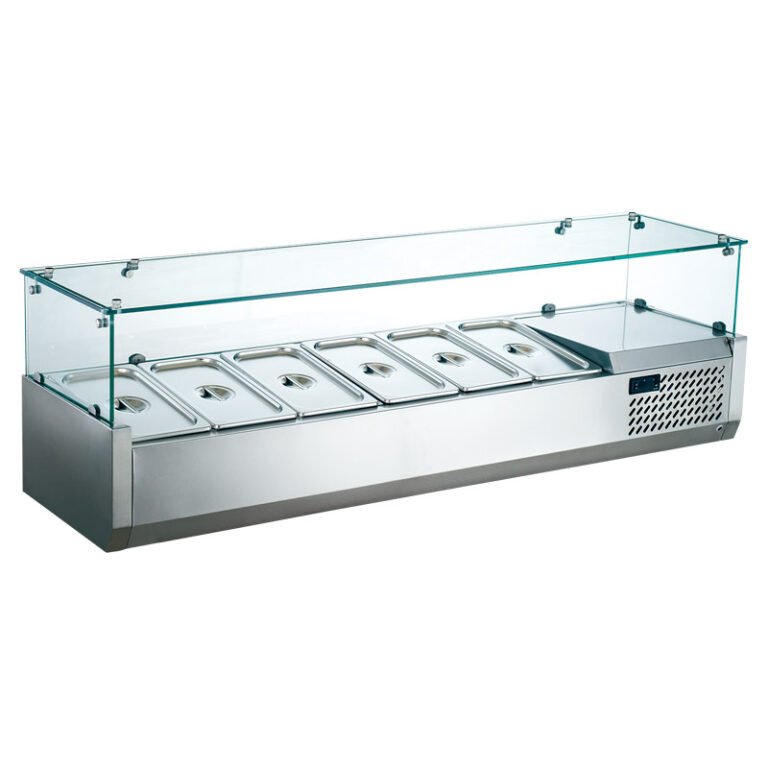 Countertop Refrigerated Topping Rail