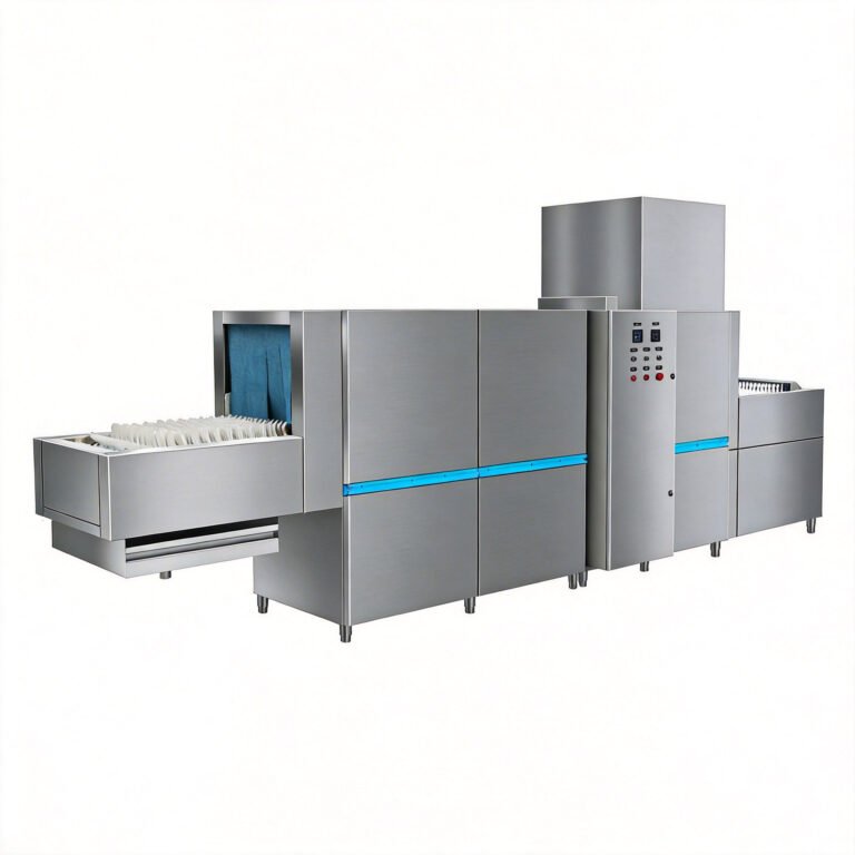 Custom Commercial Dishwasher, Industrial Pass-Through Dishwasher for Restaurant, Hotel, School Kitchen