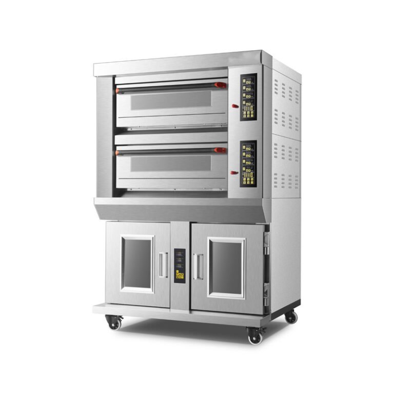 Commercial 2-Tier Electric Baking Oven with Proofer Cabinet