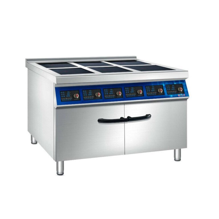 Commercial 6-Burner Induction Cooktop